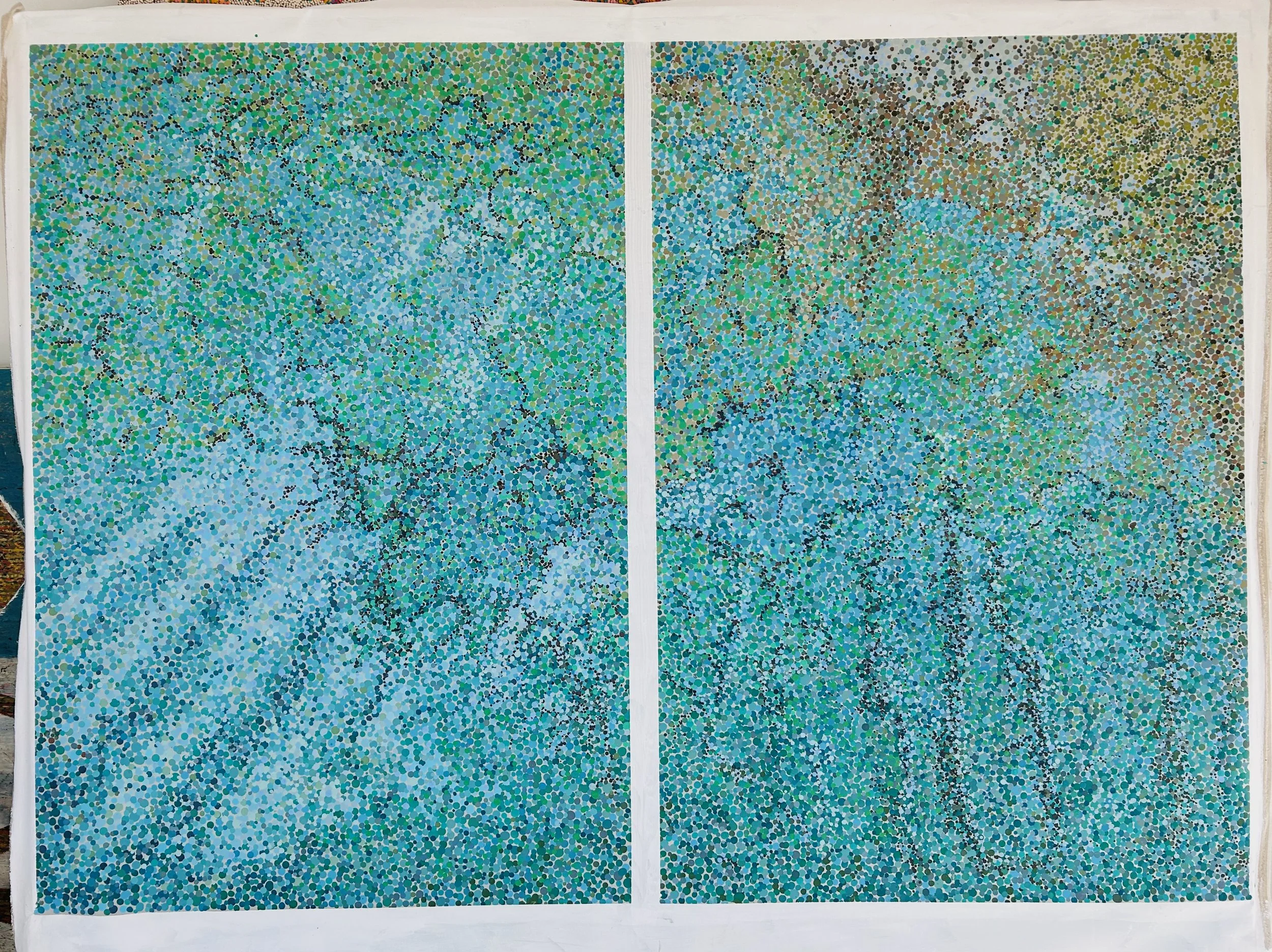 Work 261A - July 2025 (145 x 202 cms)