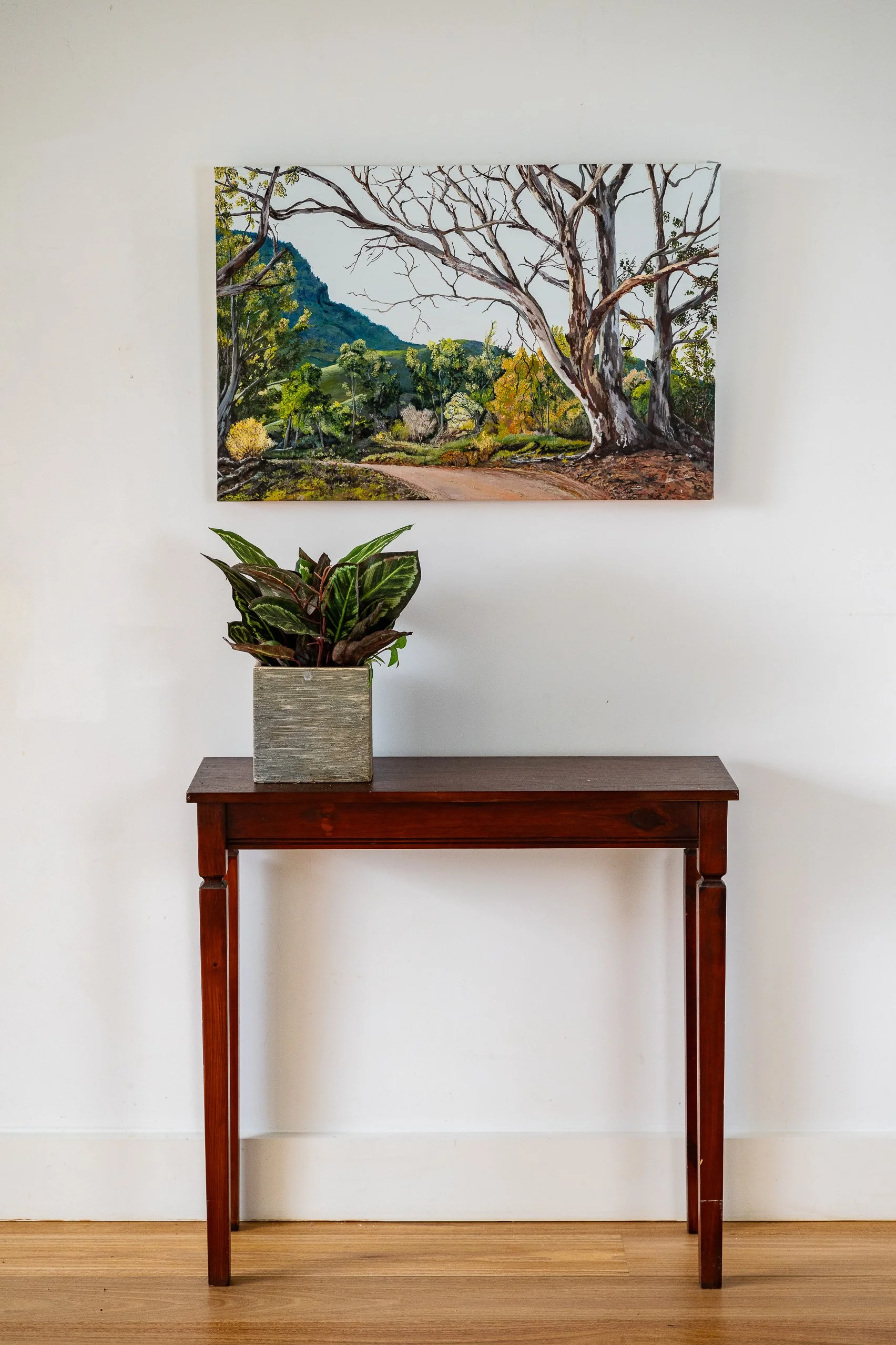 Work 189:  The Bend.  2021.   51 x 78 cms.