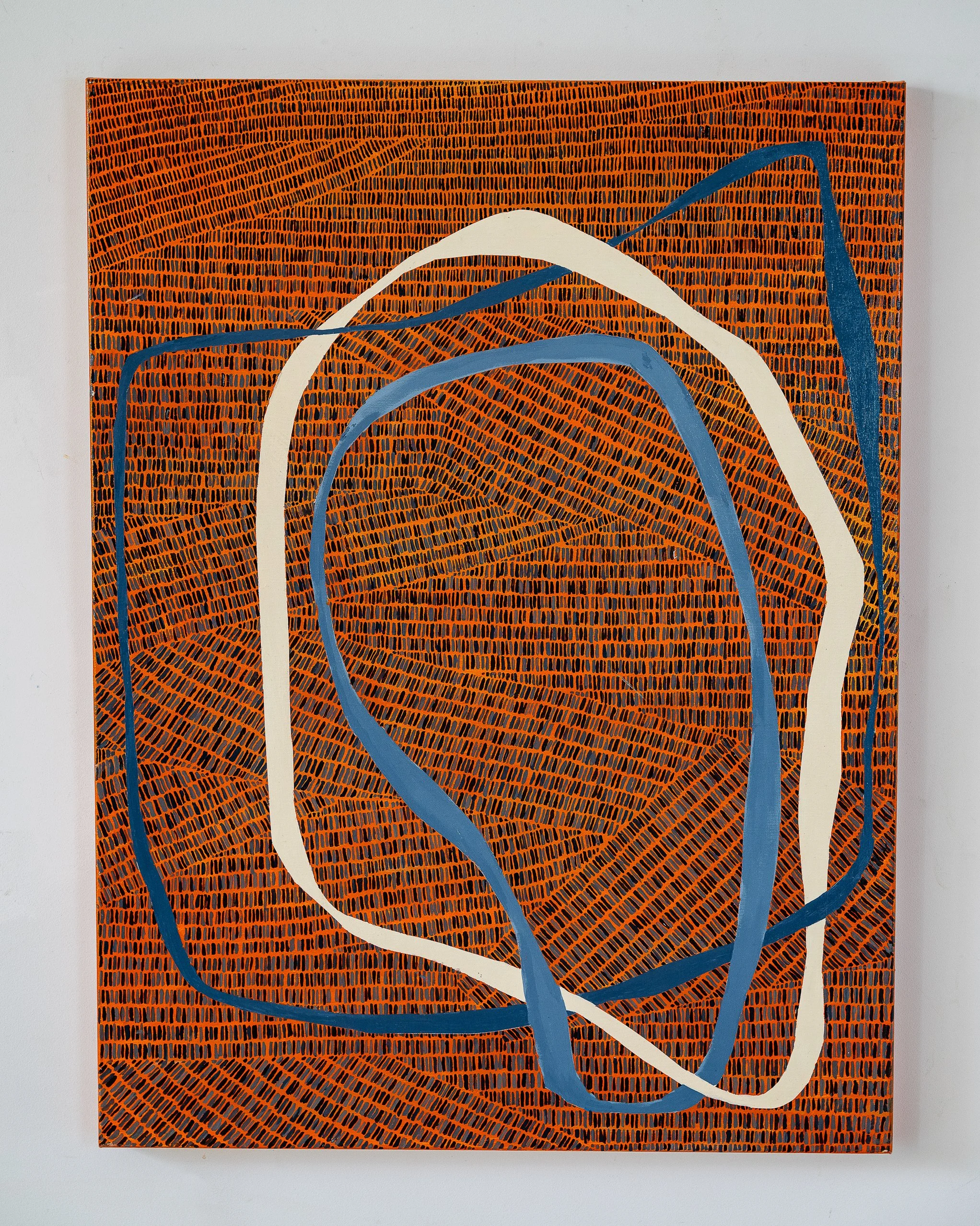 Work 107:  Mobius 1.  2018.   102 x 76 cms.