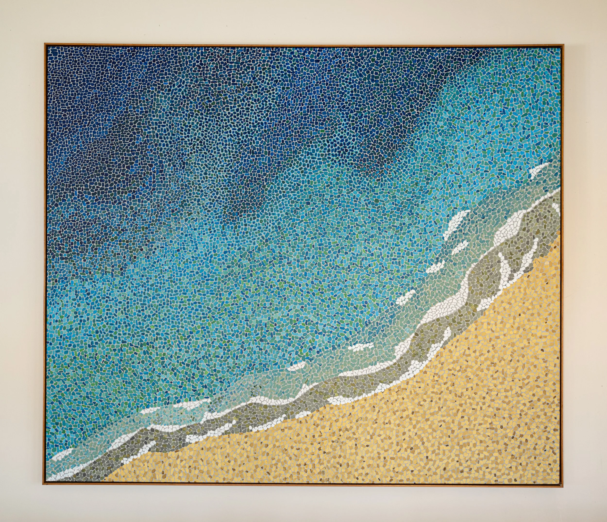 Work 5:  Wide Ocean. 2016.   180 x 210 cms.
