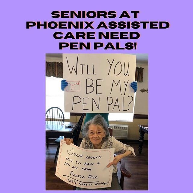 PEN PALS WANTED!
.
We have more sweet residents at Phoenix Assisted Care wanting a friend to write to. Check out each picture to find someone with a similar interest you would like to chat with.😊 Send a letter to the address listed below with the re