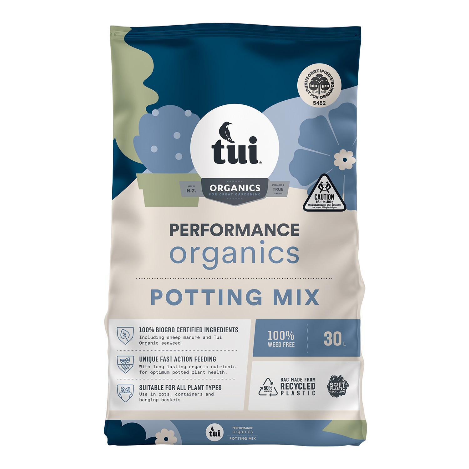All Purpose Potting Mix Tui 40ltr — Beach Road Garden Centre Waihi