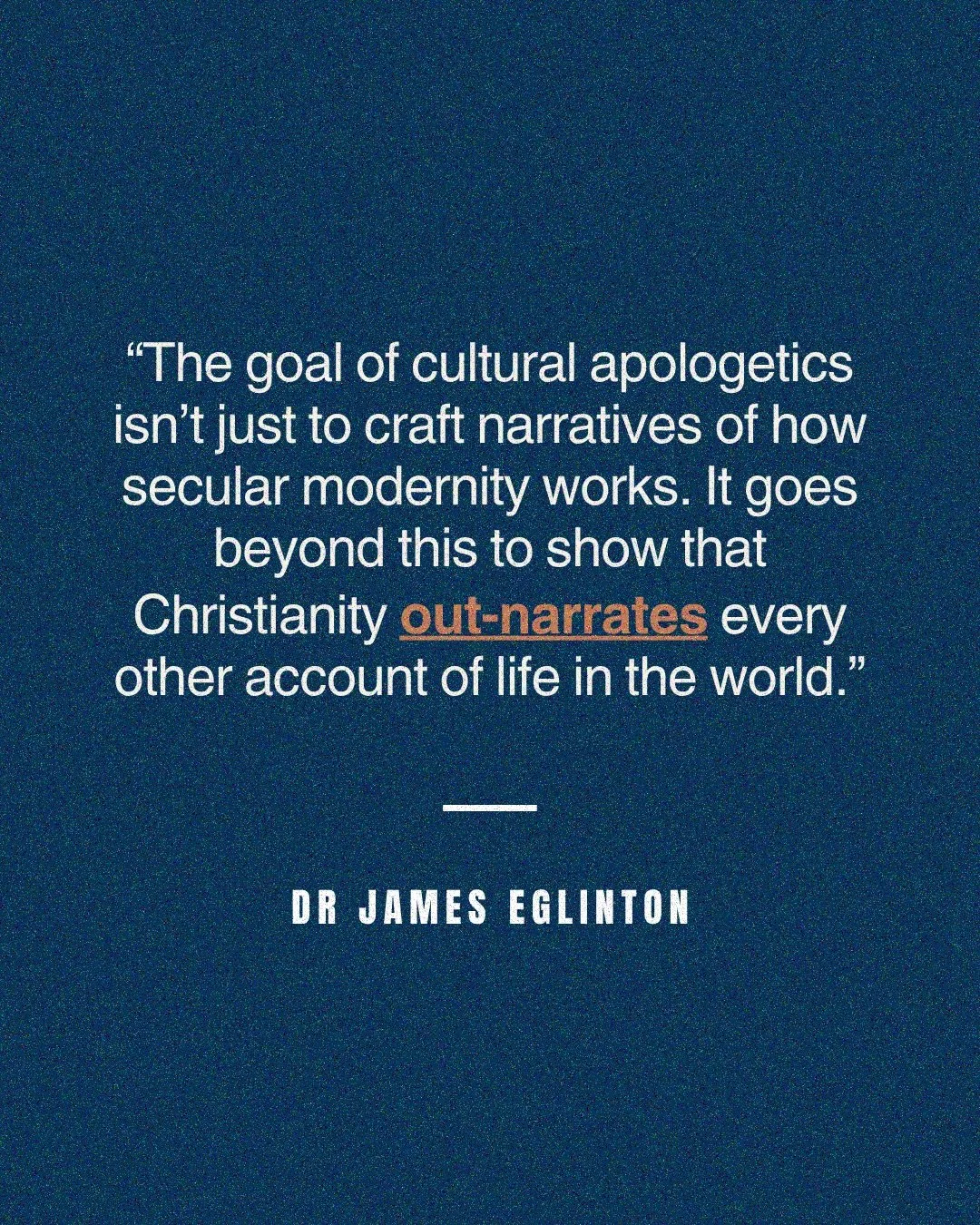 Why equip yourself to engage in cultural apologetics? Because it helps unbelievers to want the gospel to be true, even before they may fully understand the good news.

Workshop Details 👇
Topic &bull; Apologetics in an Age of Cultural Deceit
Speaker 