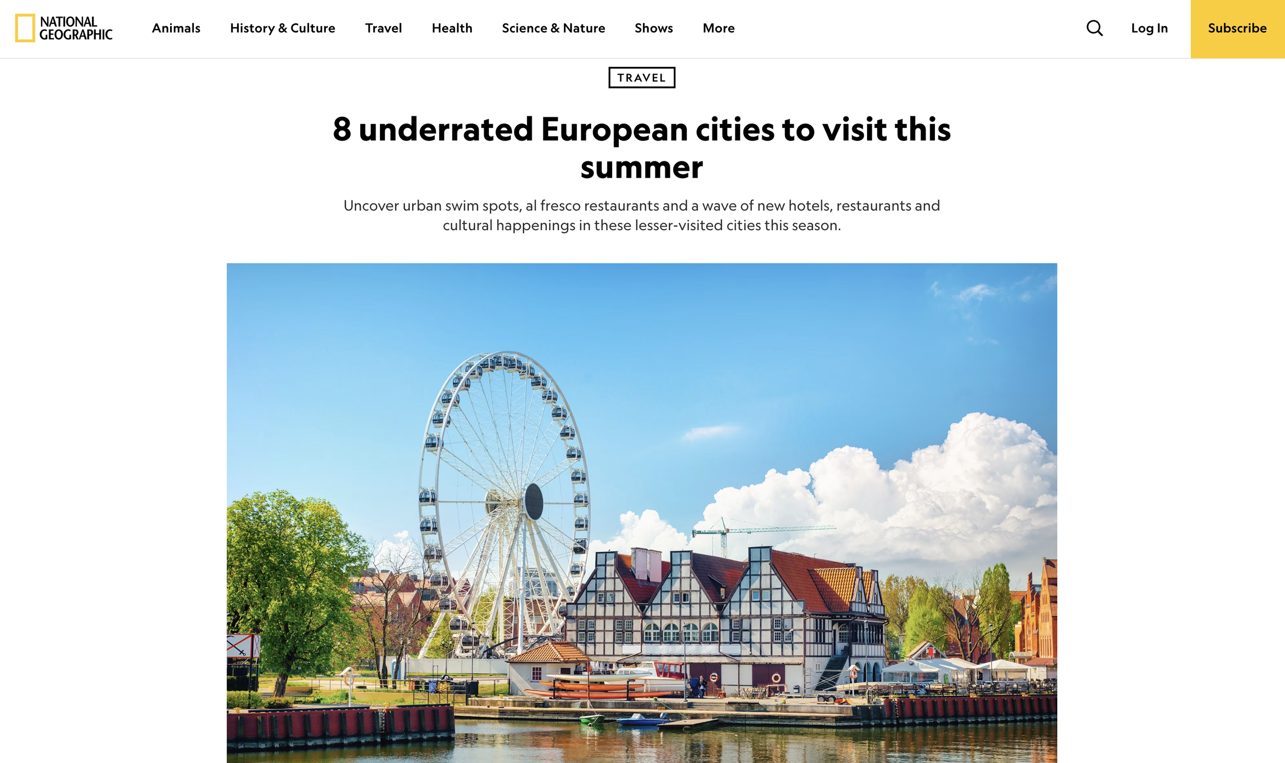 European city breaks for summer | National Geographic Traveller