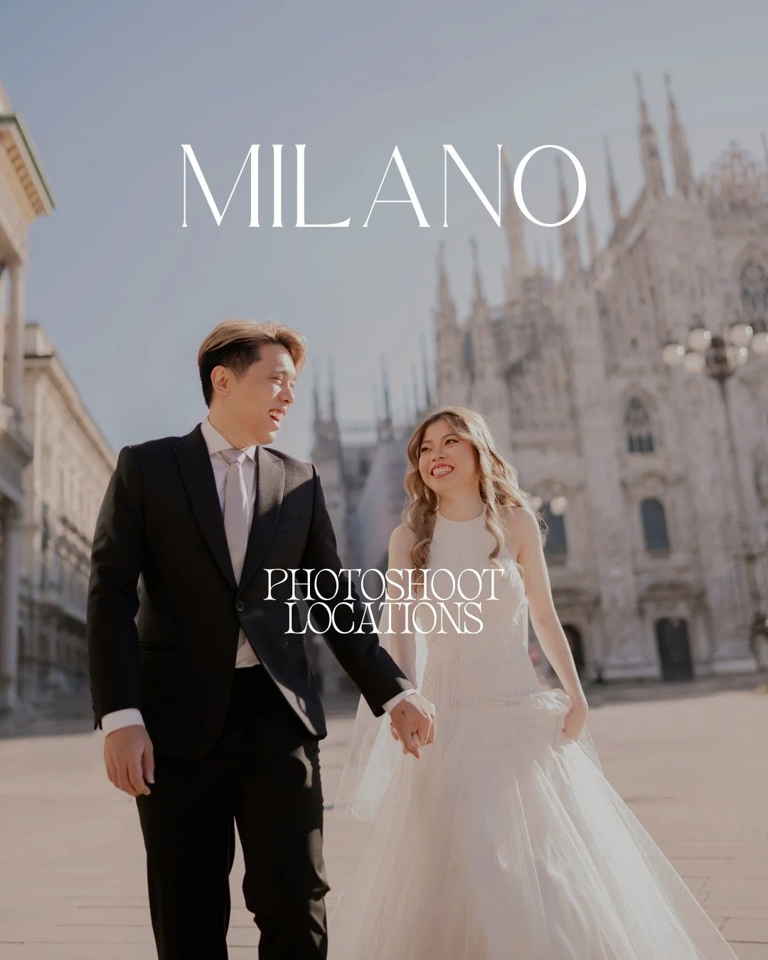 Milan is stunning BUT it can be challenging with the crowds. If you're planning a wedding/prewedding shoot there or even if it&rsquo;s just for your instagram, here are some tips and locations you shouldn't miss! 
Photo: @lorenetheodora 
MUA: @irina_