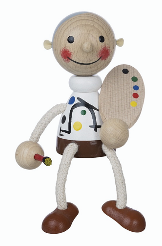 Figurita de madera Miro