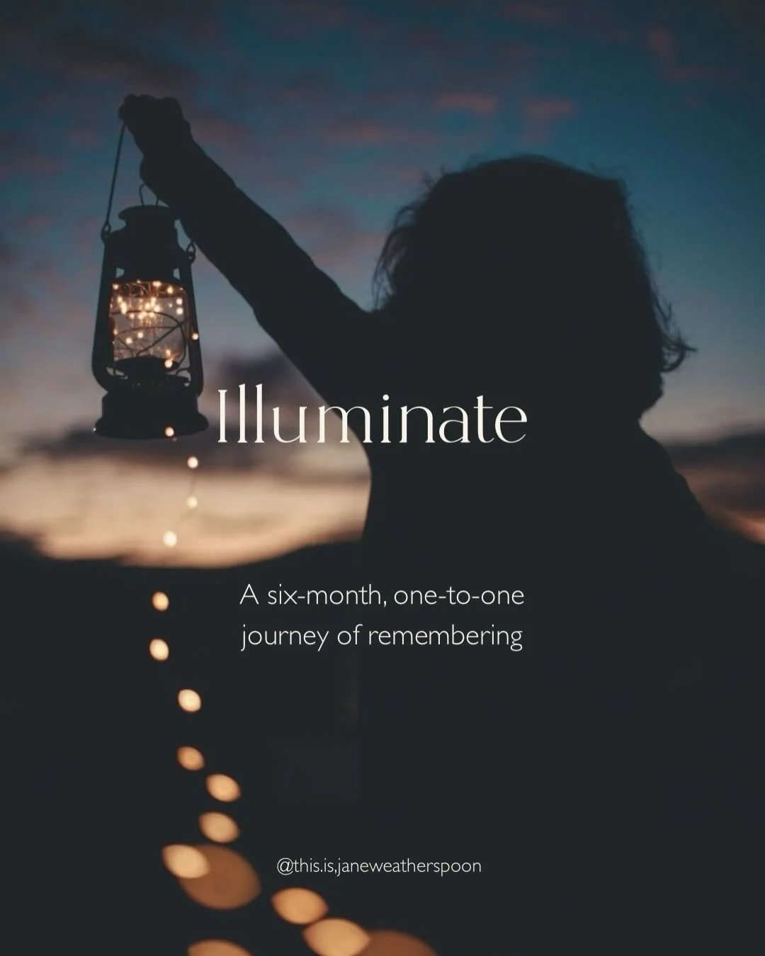 Illuminate  a journey of remembering.

Six months.
One-to-one.
Seasonal.
Intentional.

If you feel the pull, you&rsquo;re welcome to enquire.

Beginning April.