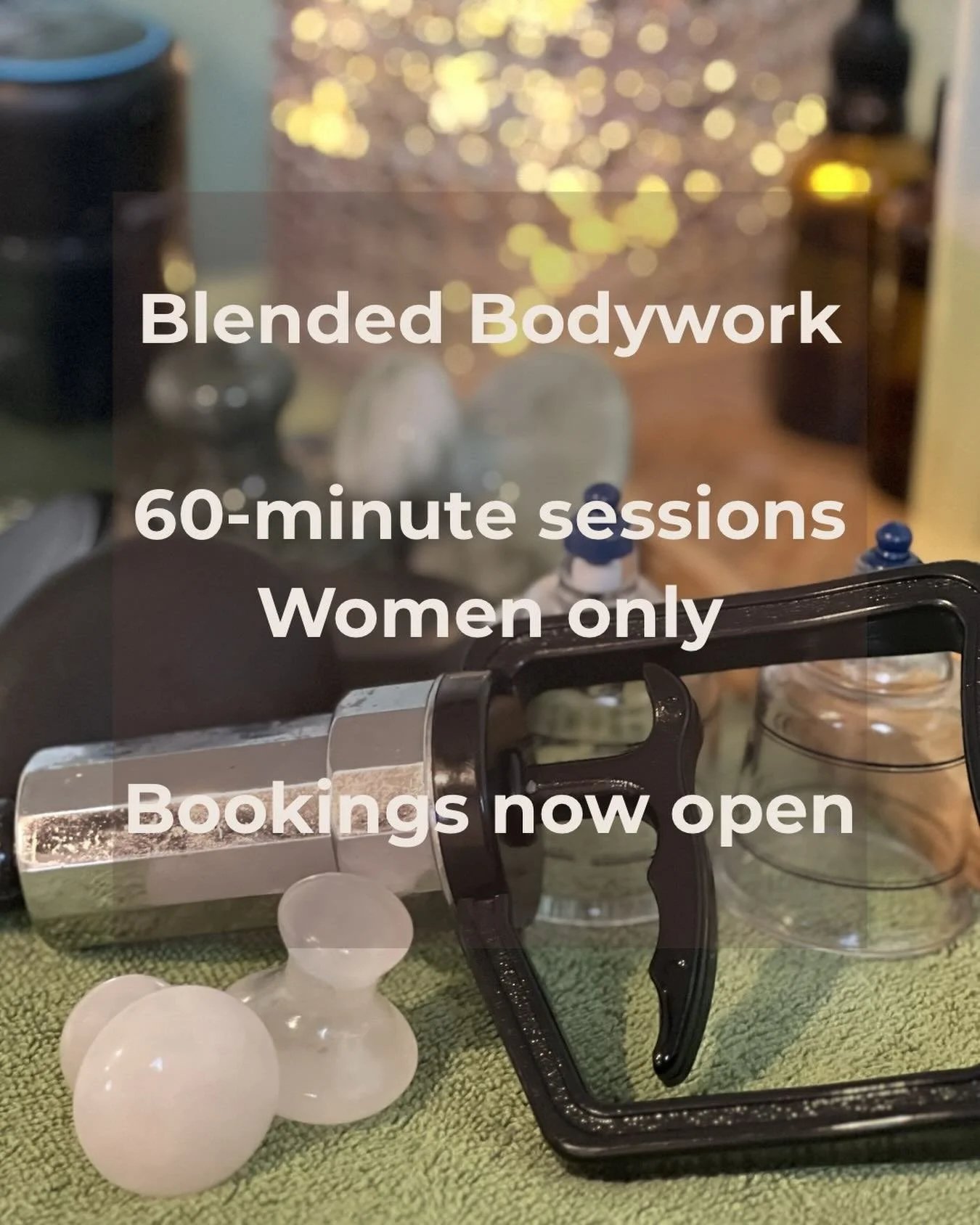 My new Blended Bodywork sessions aren&rsquo;t like any other massage you&rsquo;ve likely experienced before.
It&rsquo;s a more integrated approach, bringing together a range of techniques tailored to what your body needs on the day.

Each session is 