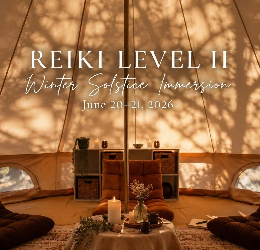REIKI LEVEL II TRAINING 
Winter Solstice Immersion 
June 20&ndash;21, 2026

Held in nature within my bell tent space 
1948 South Coast Road , Macgillivray, Kangaroo Island 
10am&ndash;5pm both days 
Small intimate class

Held across the Winter Solsti