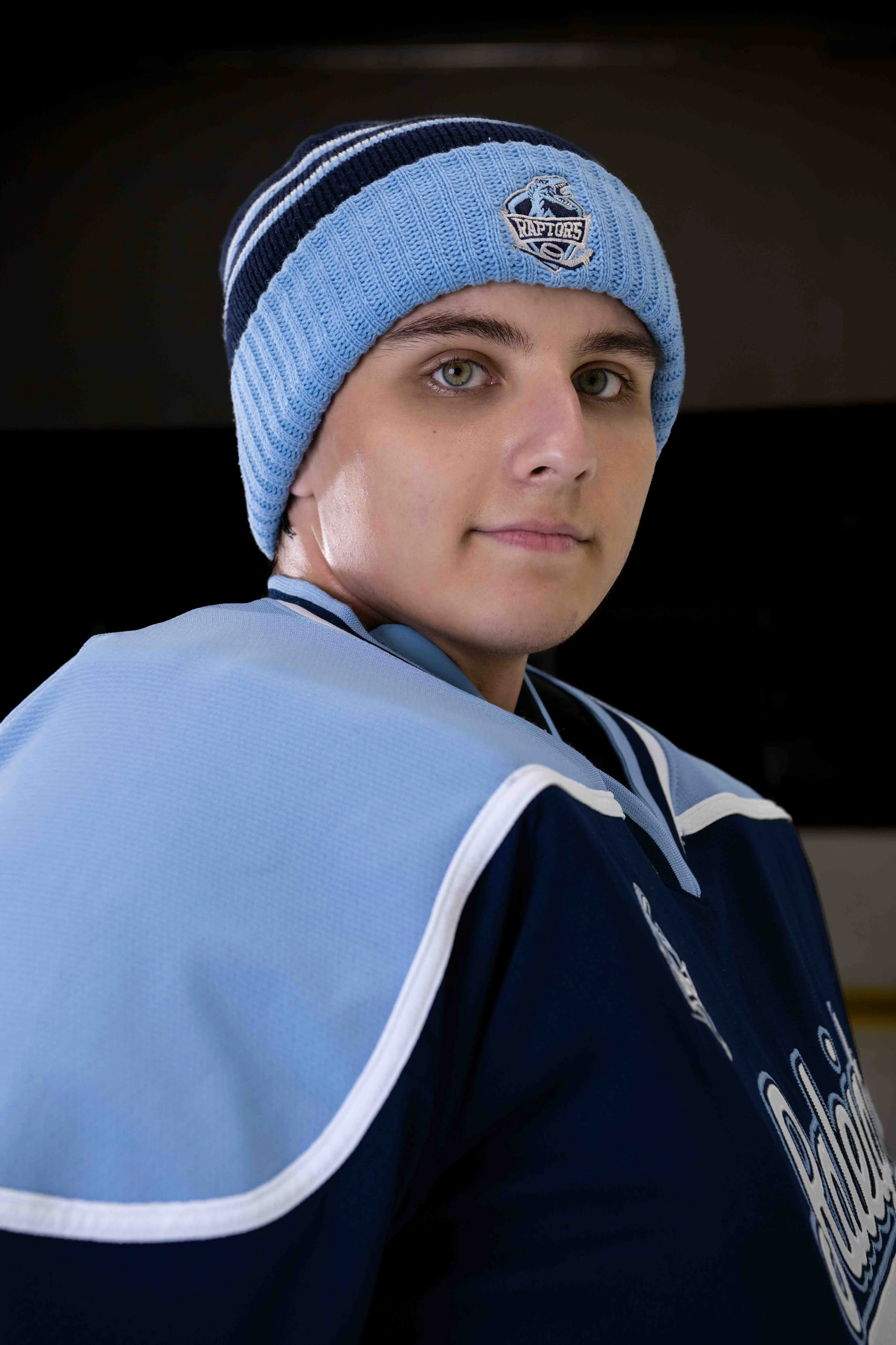 Brian’s hockey rink and downtown Raleigh Senior Portrait Session