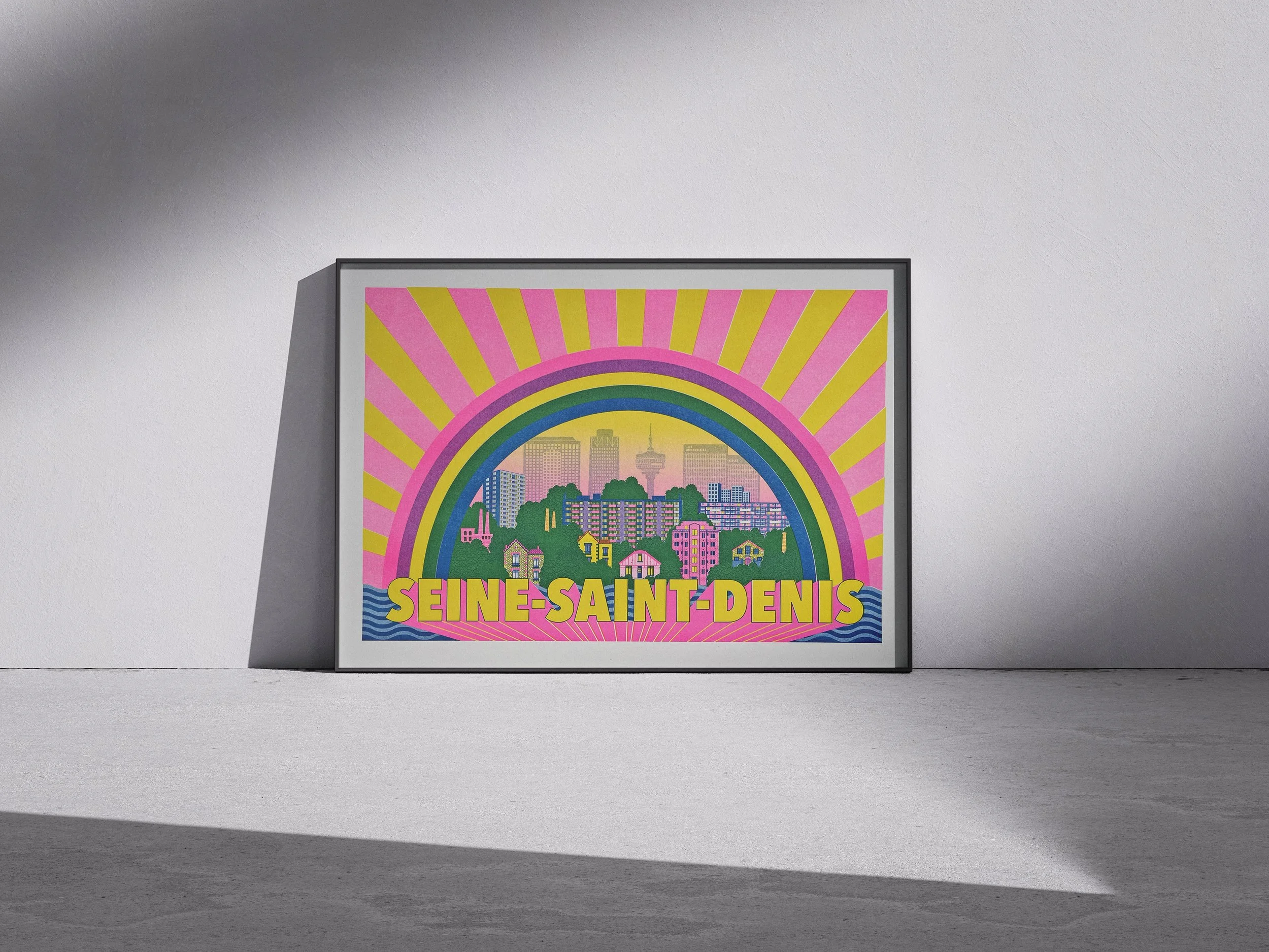 Seine Saine-Denis rainbow