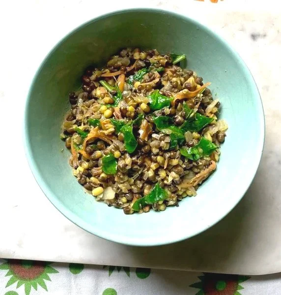 Black Lentils & Spinach_Urad Lentils_ Vata Balancing