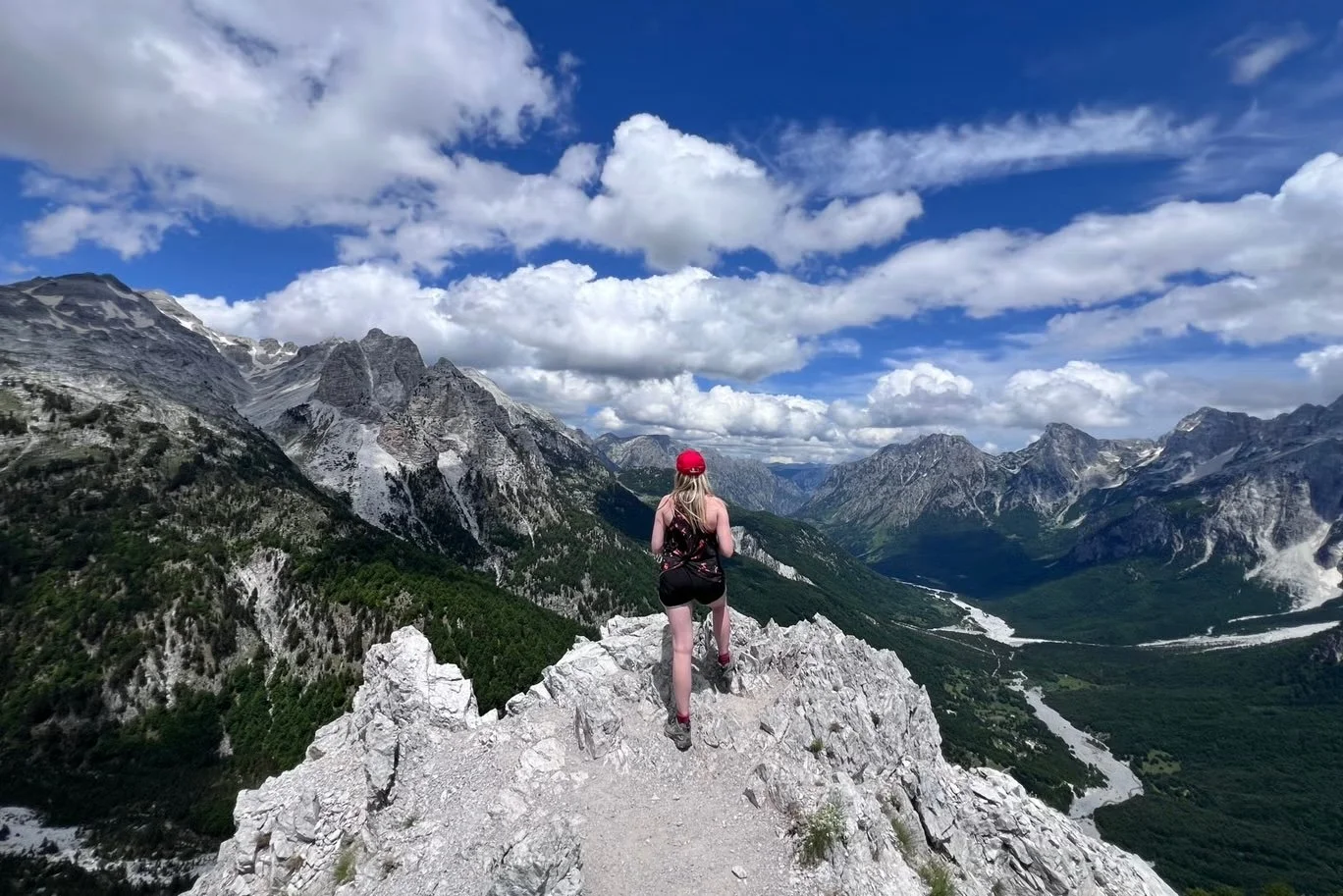 Laura Sanders on the Valbona Pass, Albania.jpeg