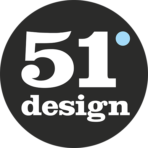 51 degrees Design Logo - Squarespace web designer