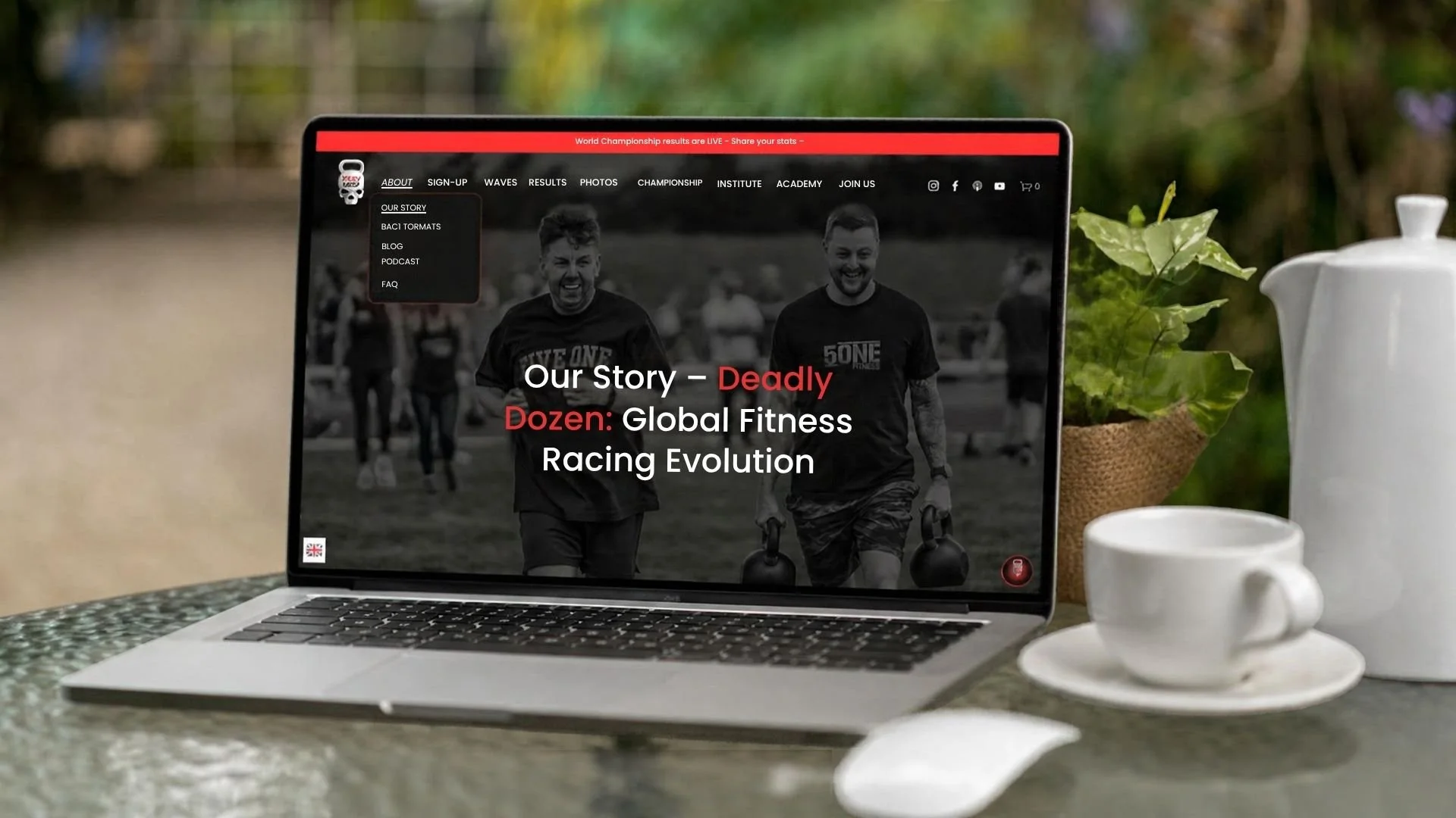 Deadly Dozen Squarespace Website refresh