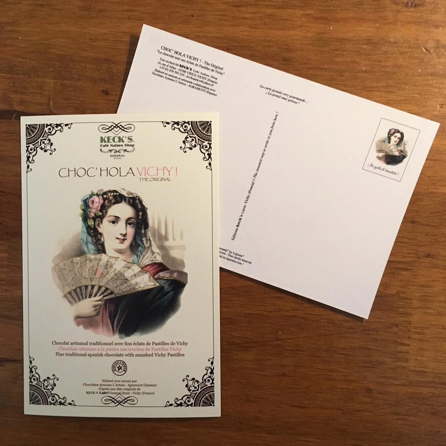 📬 Carte Postale Choc'Hola Vichy !