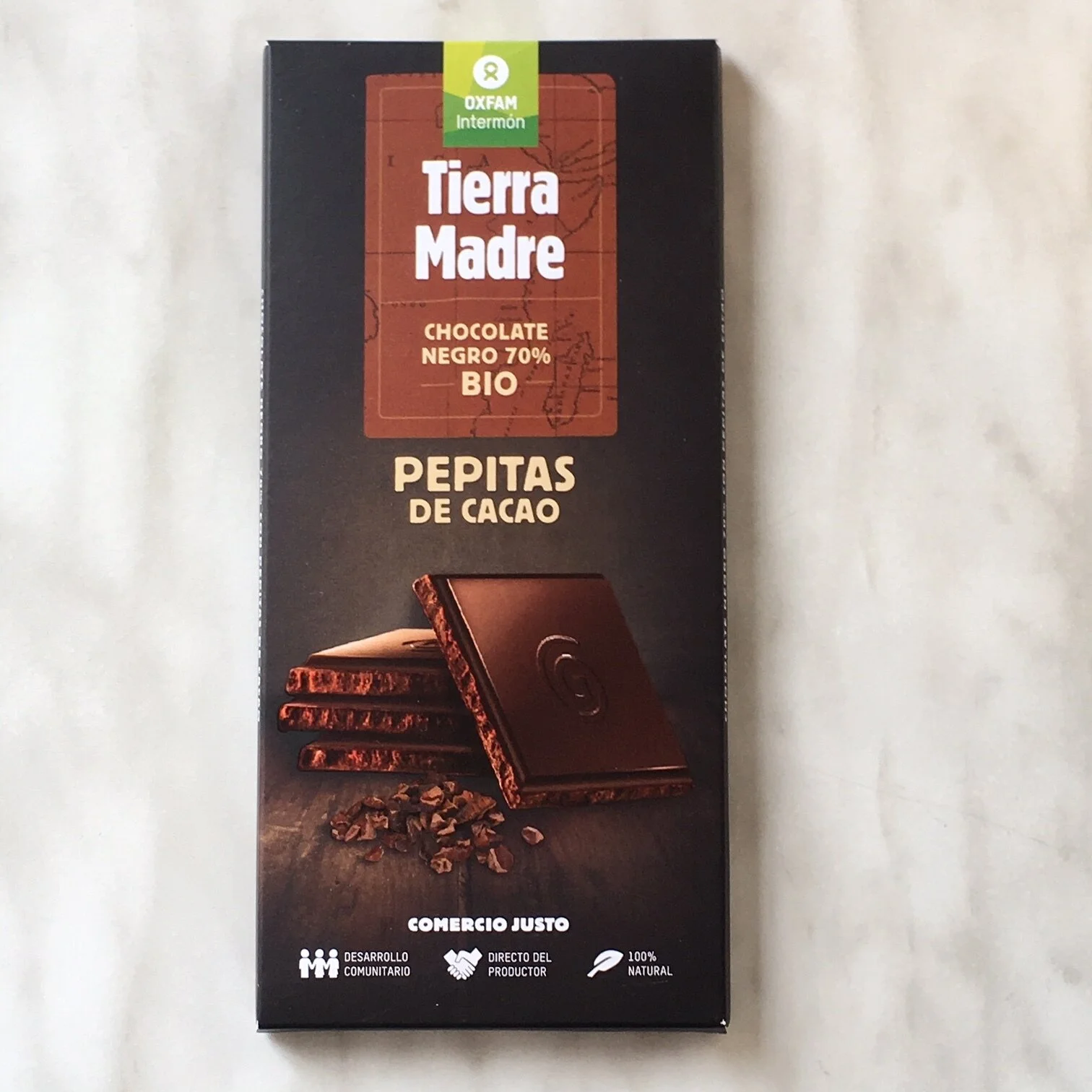 CHOCOLAT NOIR ÉCLATS DE CABOSSE