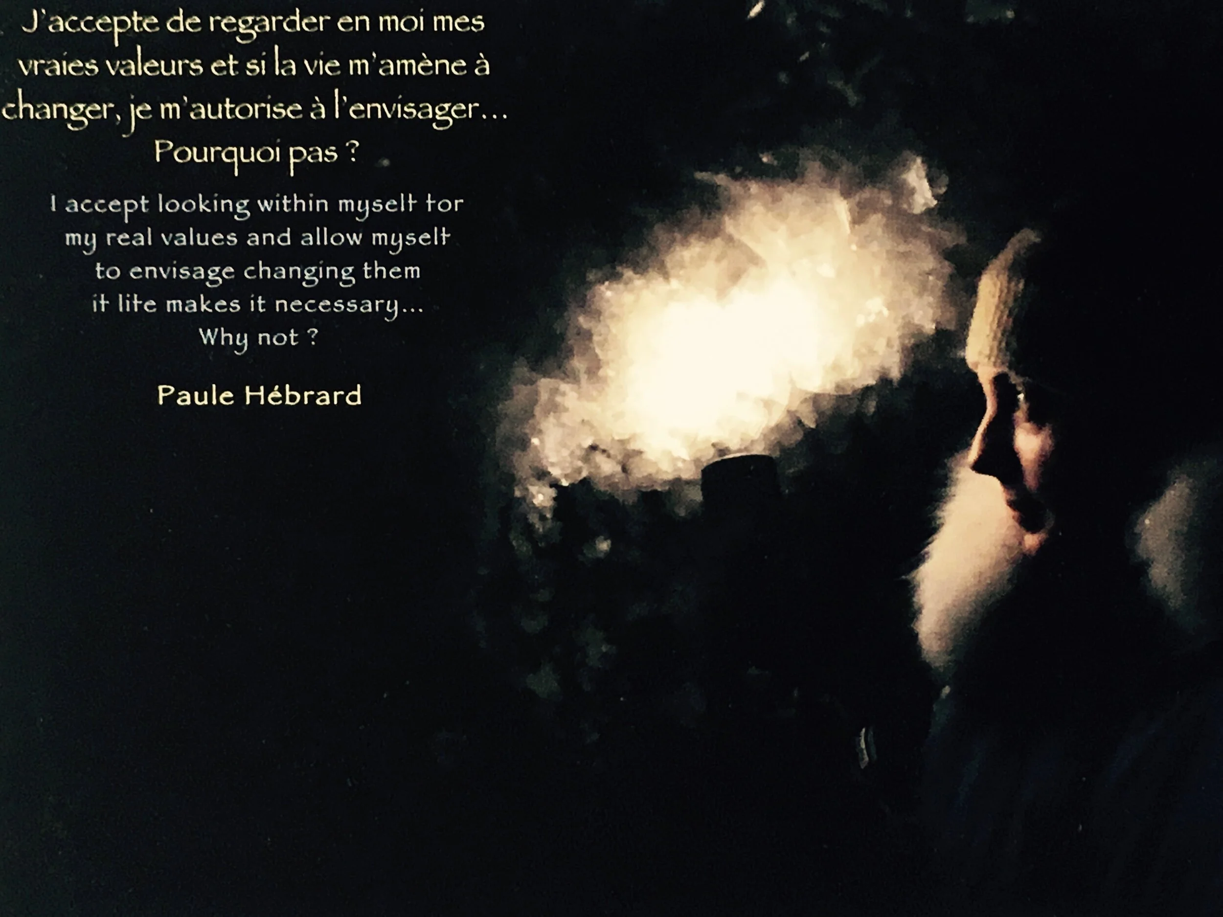 MES VRAIES VALEURS ...