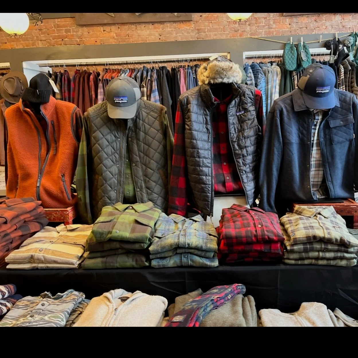 It&rsquo;s a flannel &amp; vest kind of weekend. Shop menswear with us. @daffevl @visitellicottville