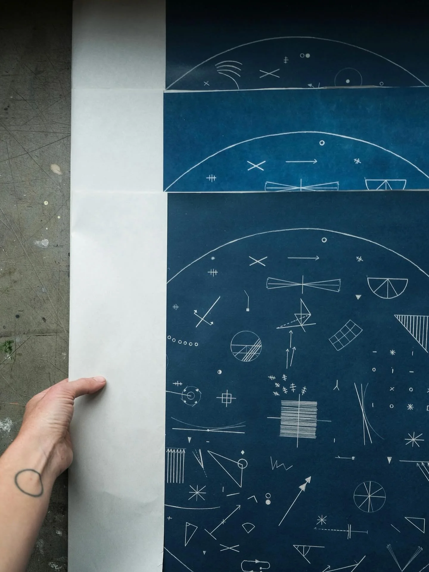 New prints coming very soon ✨

We&rsquo;ve been busy preparing a selection of drawings to offer as limited-edition prints. These are cyanotype prints based on drawings we created for a public artwork along the River Severn, inspired by celestial navi