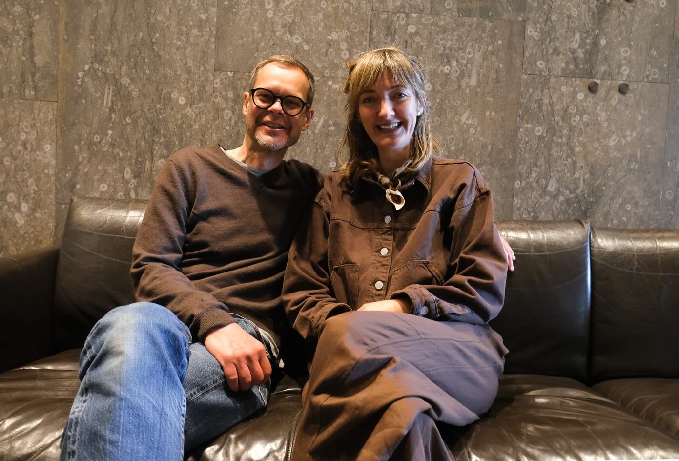 A visit to @southbankcentre to check on Haven. 

The meadow flowers are starting to bloom for a new season and our daughter, Gwen, took a photo of us outside the National Poetry Library. If you didn&rsquo;t know it was there, it&rsquo;s really amazin