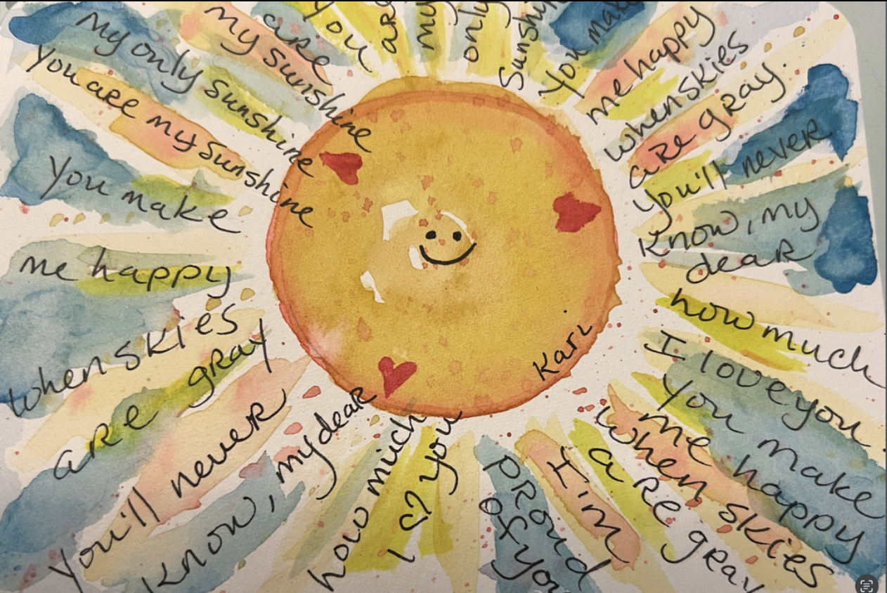 Love, Paint and a Postage Stamp