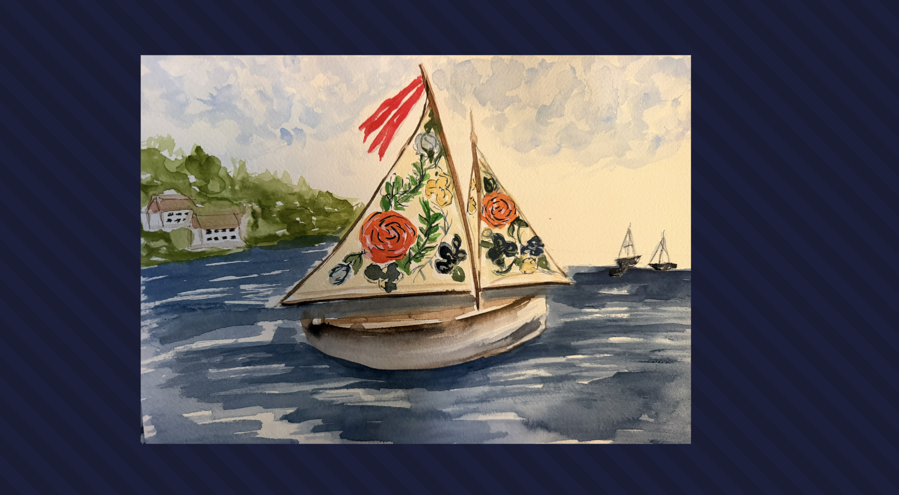 Sailing Into My Watercolor Story ……