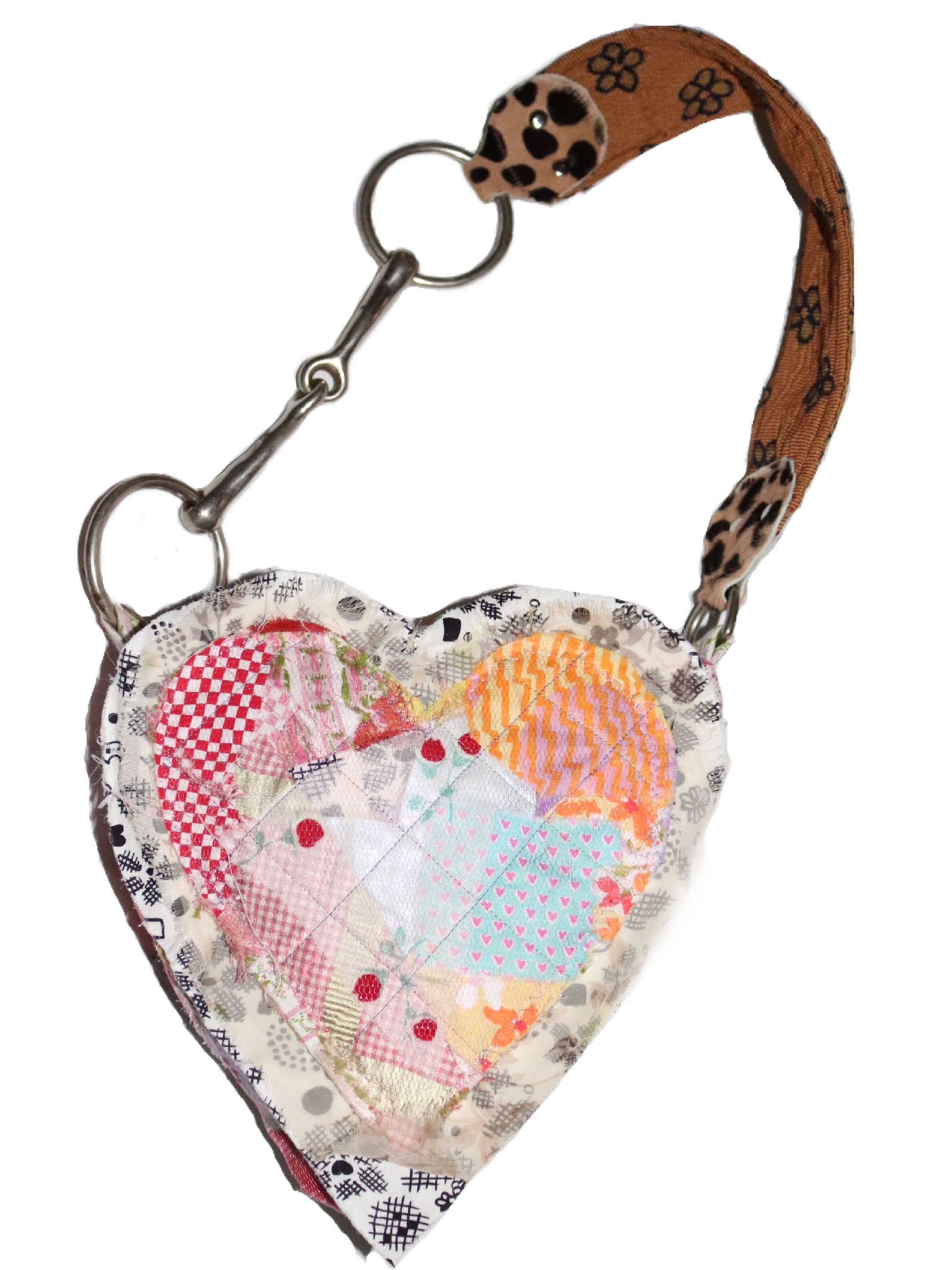 studio scrap heart bag