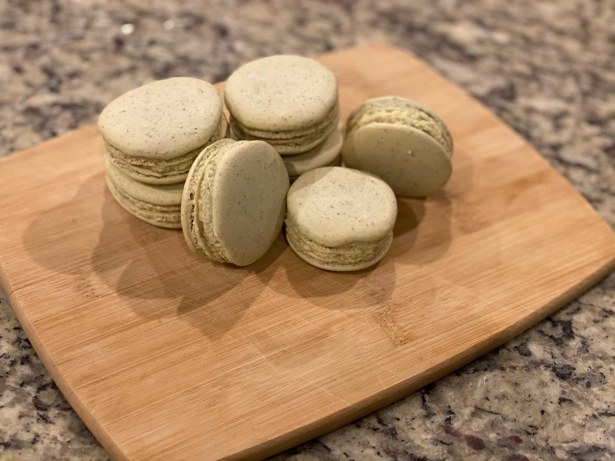 Matt’s homemade macarons