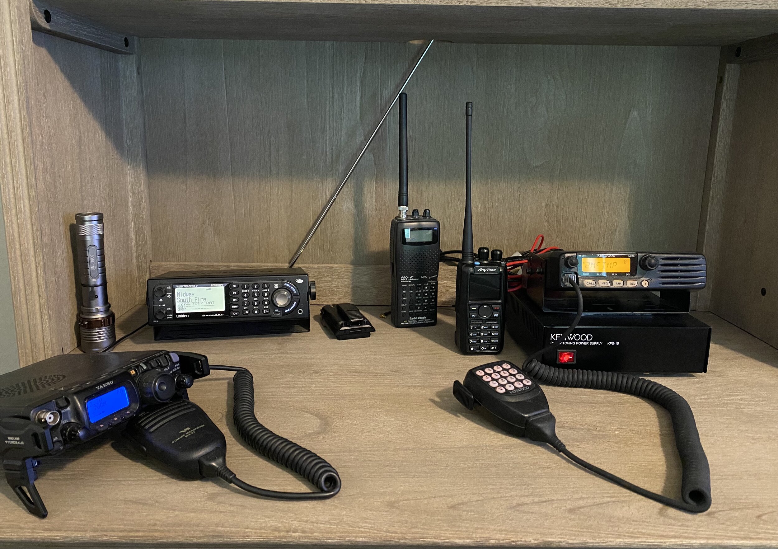 Some of Scottie’s HAM radio gear