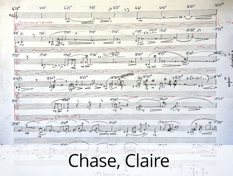Chase, Claire: flutist, American