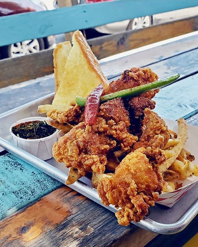Halfway through your Monday and already prepared to quit your job? Come reset with us on your lunchbreak! Bring a friend, or don't. Our porch is shady, the fans blow hard, we have lunch combos, we jam some good tunes, and we have wifi incase you want