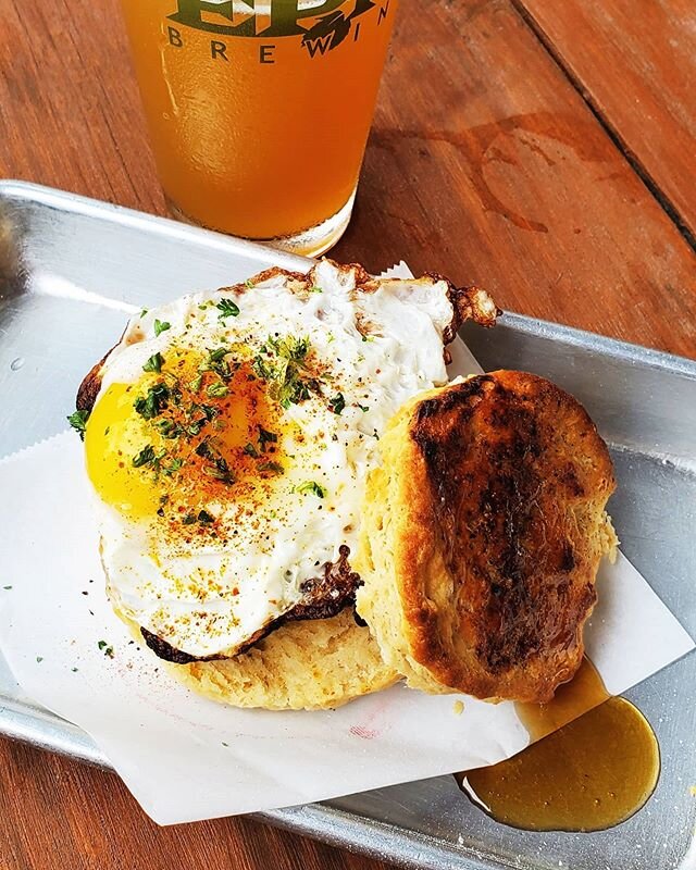 Happy Father's Day!! Help your old man gear up for the day with one of our biscuit sandos! Yaller are gonna want some solids in the tank before you crack open a cold one and discuss grilling, tools, sports, fishing, and La-Z-boys all day... Cheers to