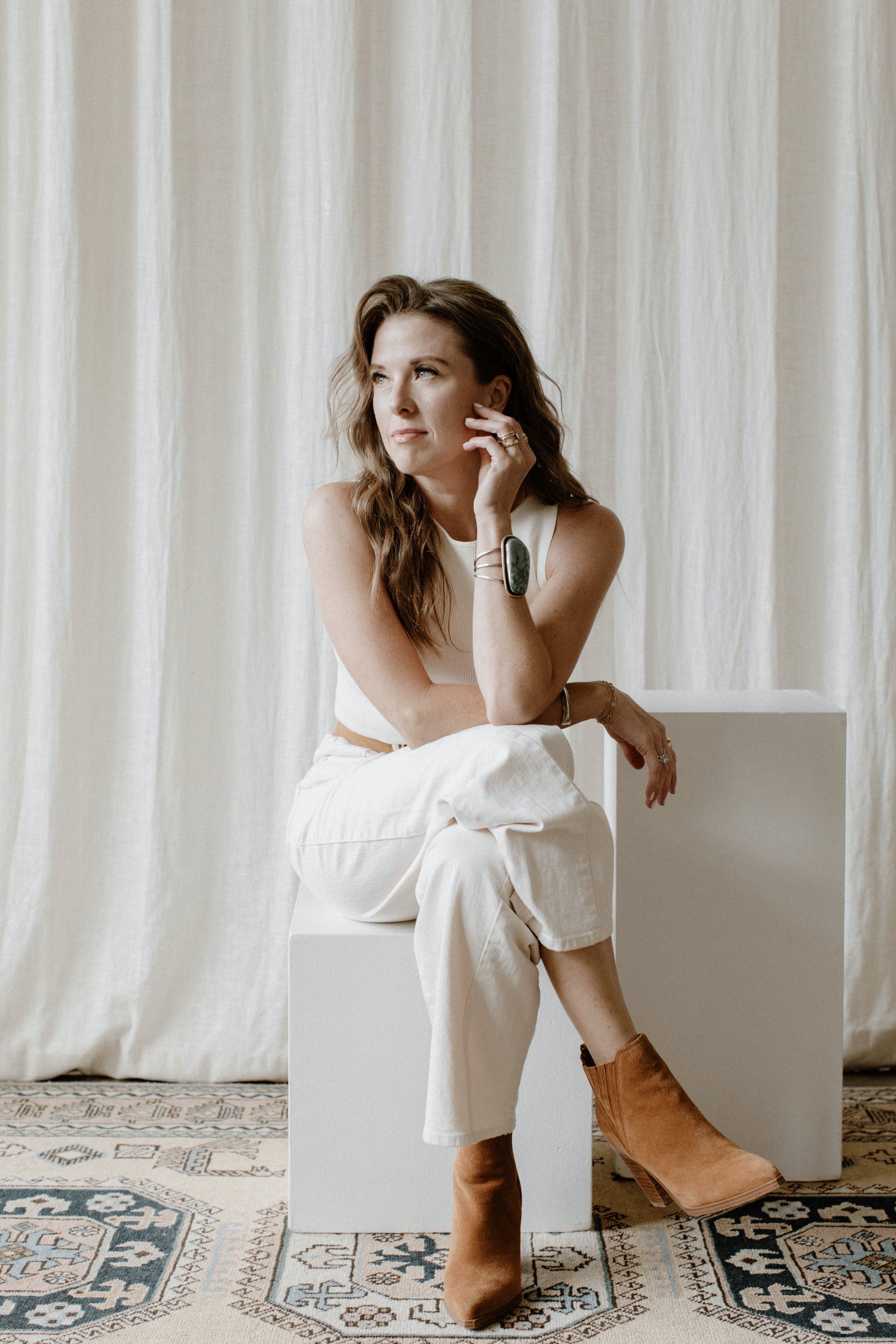 Portrait of Mauve Salon's owner and stylist Amanda Williams