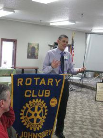 Seleem Choudhury, chief nursing officer at NVRH, guest speaker at St. J Rotary