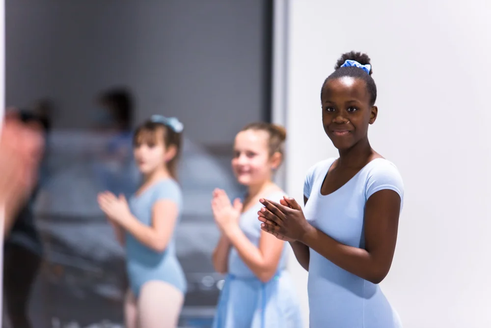School of Ballet 5:8 students in class
