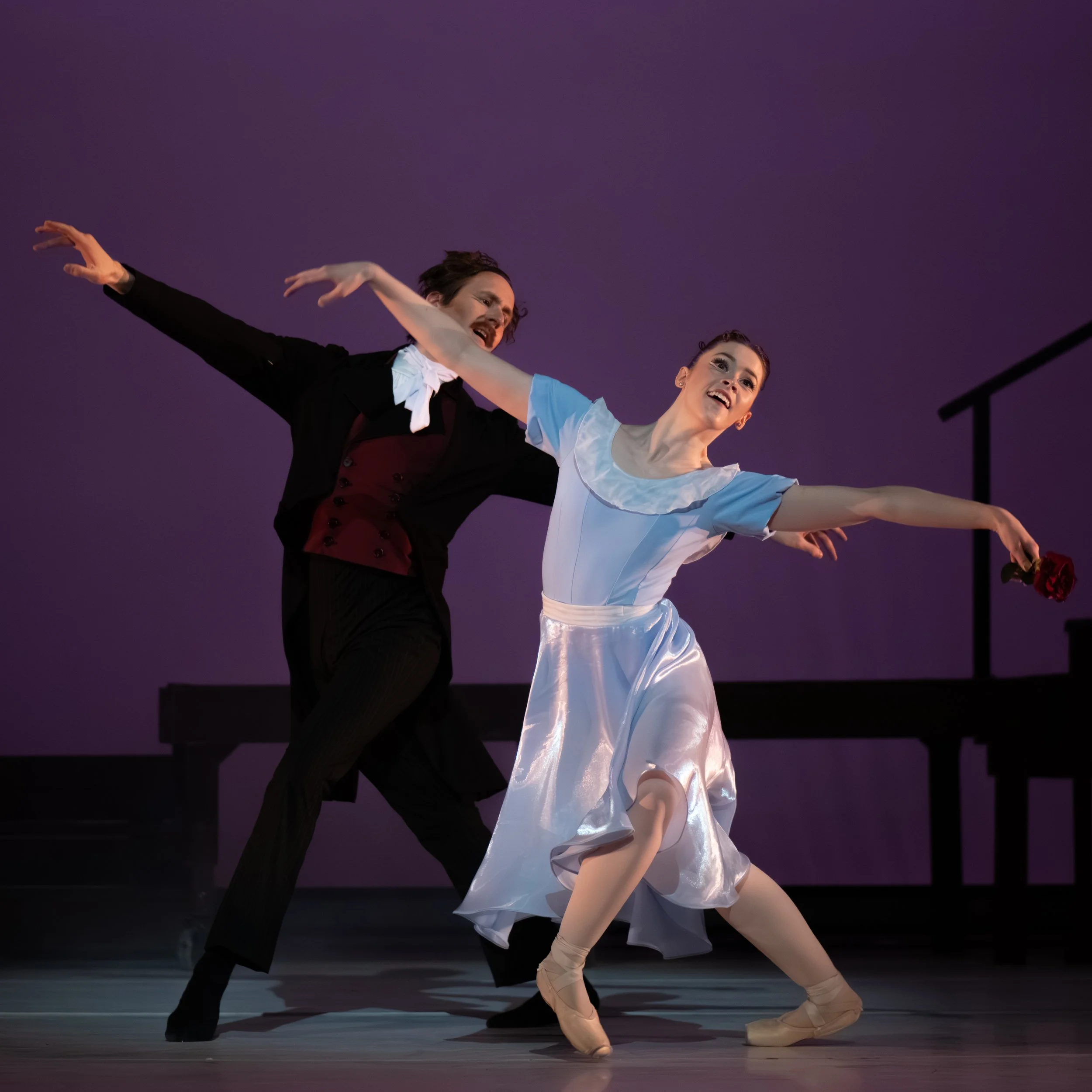 Ballet 5:8 dancers performing The Curious Life of Edgar Allan Poe