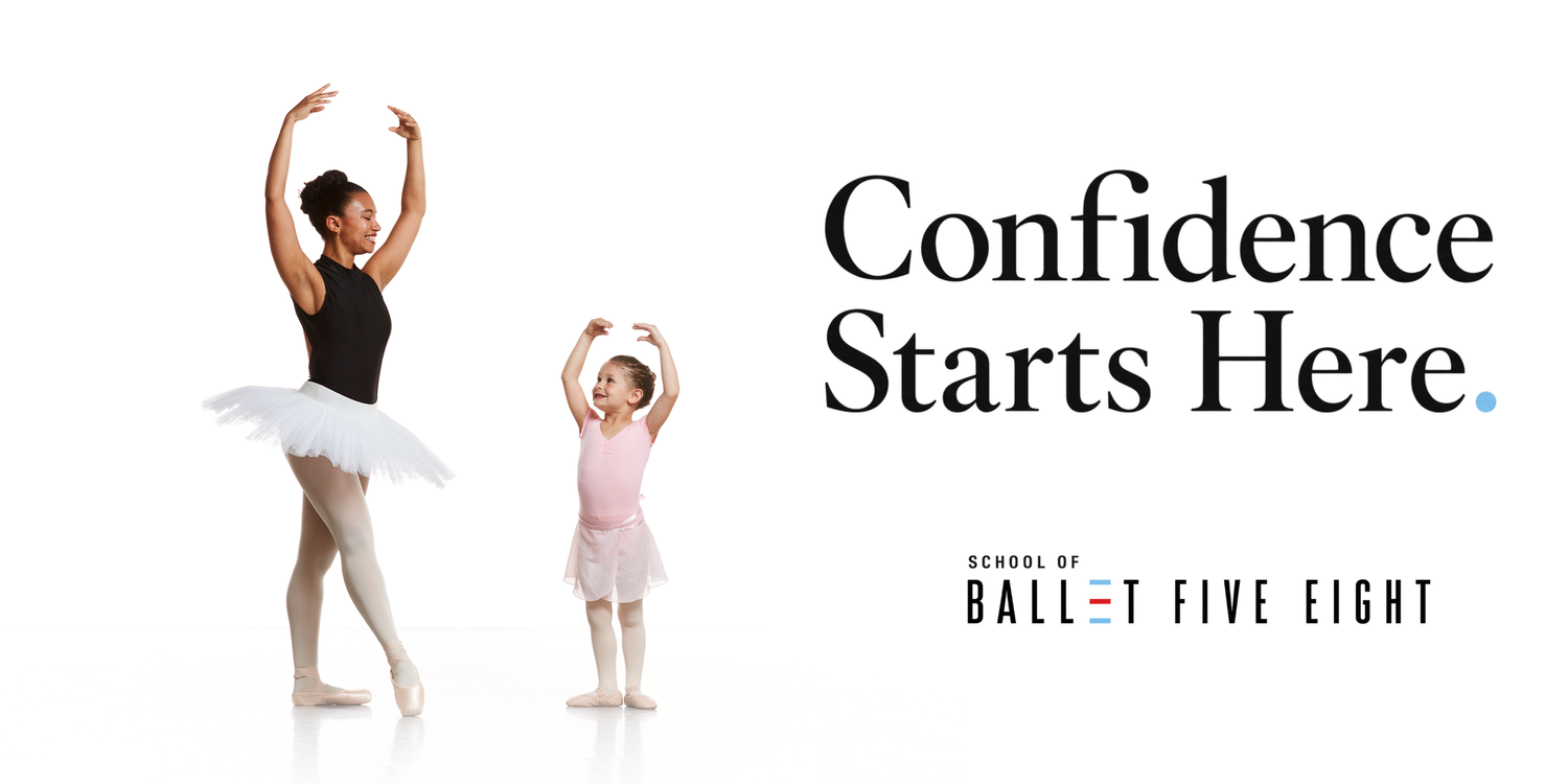 Young dancers learning ballet with the School of Ballet 5:8