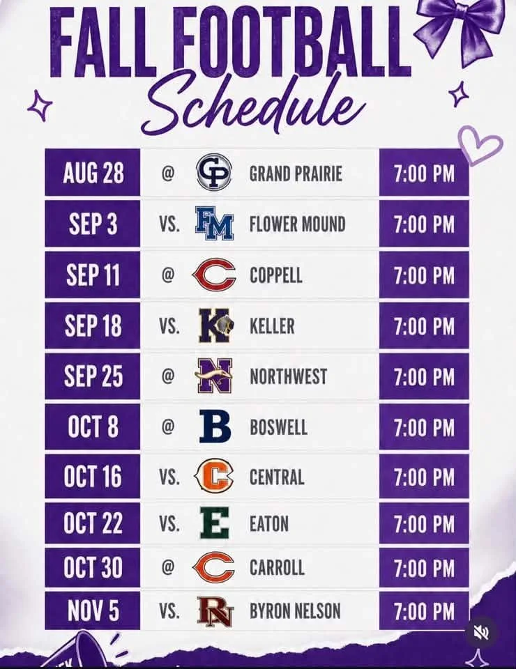 2026 Schedule