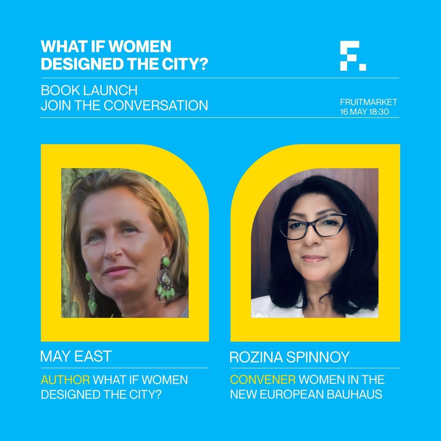 In Edinburgh this Thursday? Join a a restless, forward thinking, ongoing hopeful conversation at the iconic @fruitmarketgallery with award winner design strategist @rozinbelgium convener #womenintheneb and me to launch What if Women Designed the City