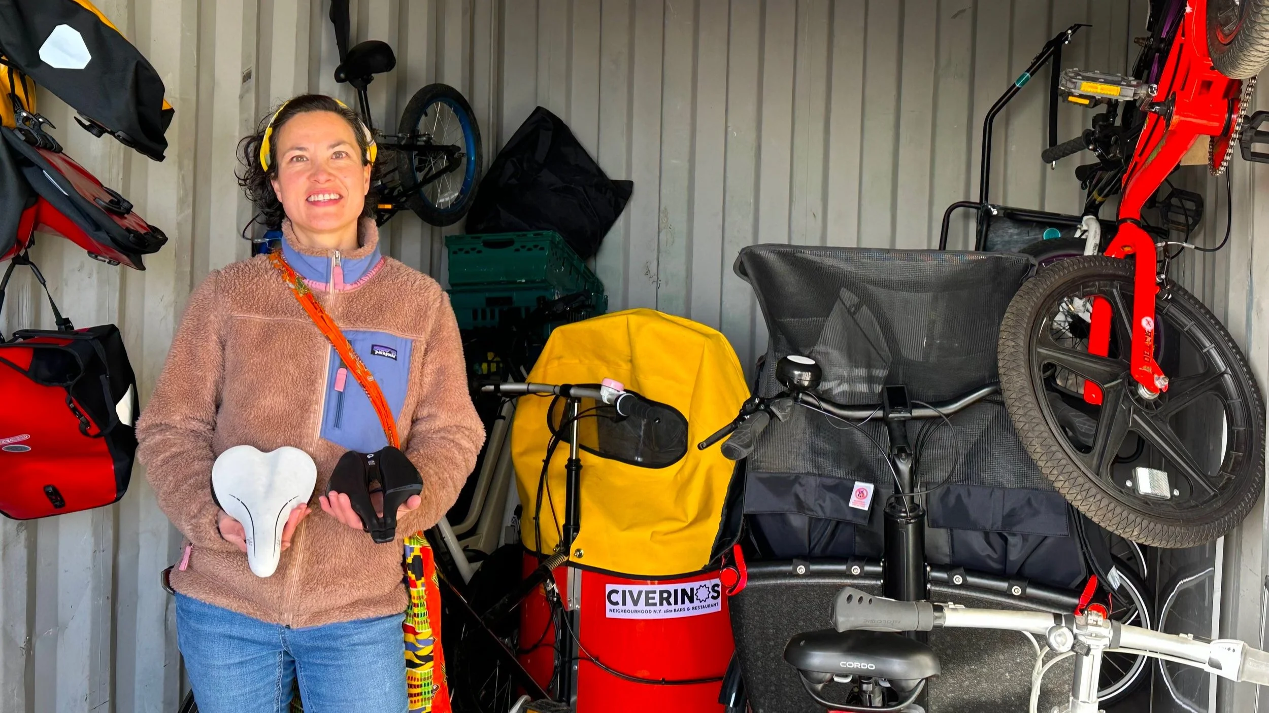Bike saddle libraries enabling women to cycle comfortably — May East