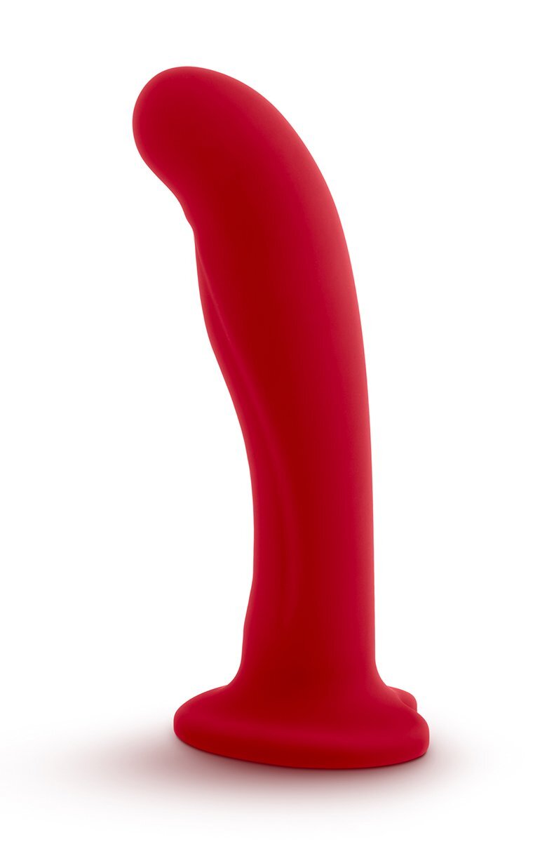 Jezebel Slim Silicone Dildo in Red