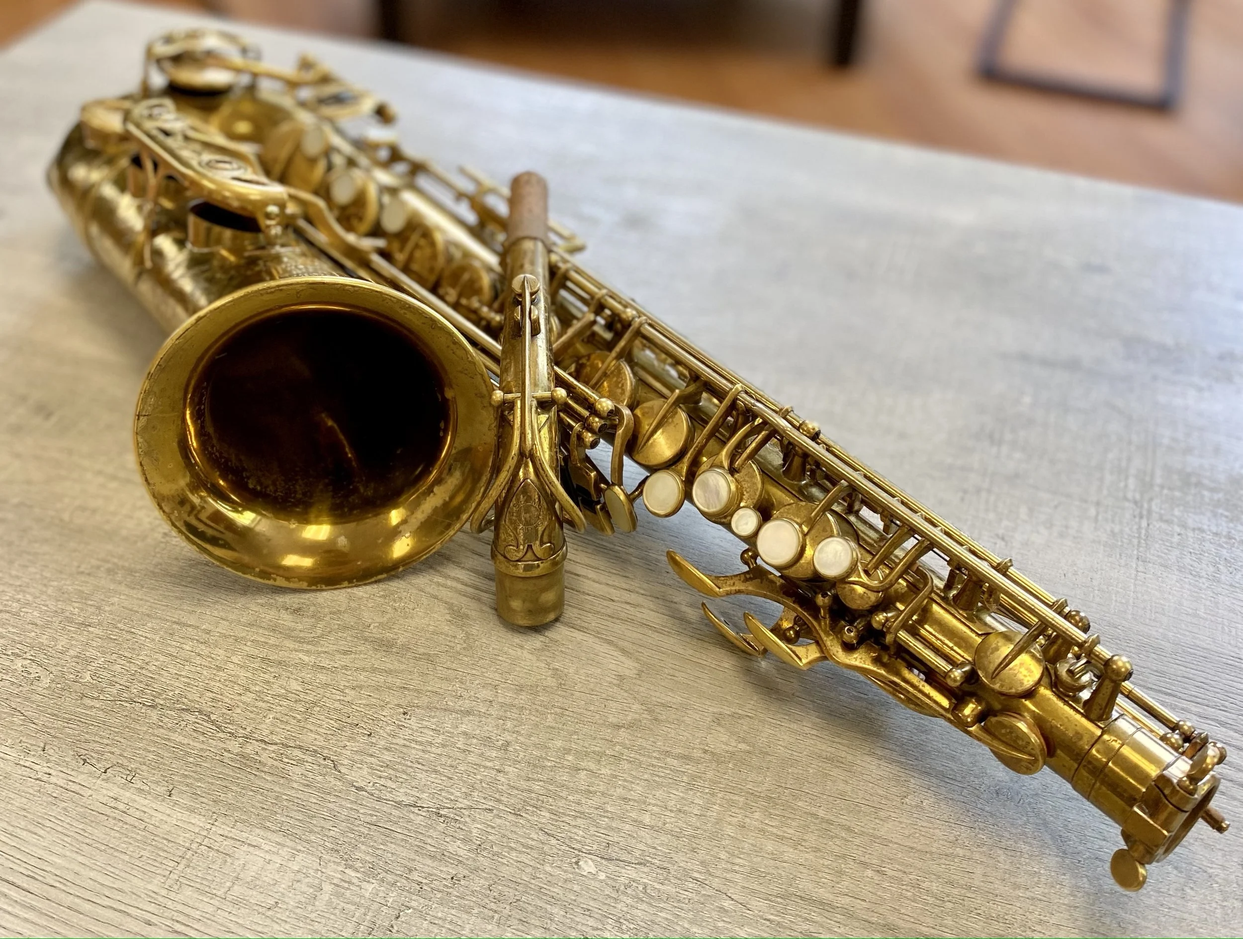 1938 Selmer Balanced Action Alto — The Boston Sax Shop