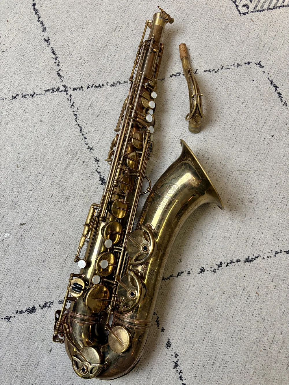 1950 Selmer Super Balanced Action Tenor — The Boston Sax Shop