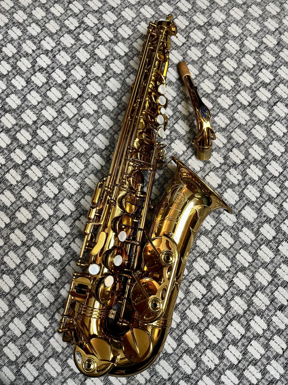\"'Selmer Reference 54\"アルトサックス（1,2枚目 ケース付 Selmer Reference 54 Alto Saxophone, Near Mint, Video, Just