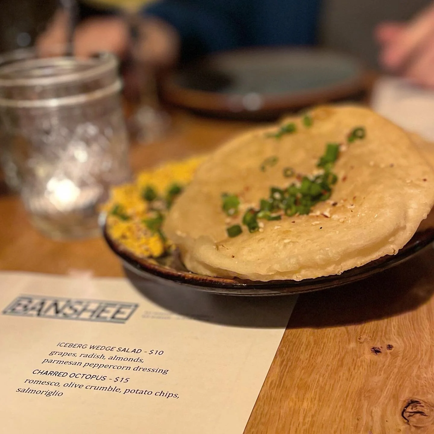 The Fry Bread with Pepperoni Butter @banshee_eav is legit. Thanks for a yummy evening. 

#atlanta #eav #atlantarestaurants #frybread #intownatlanta #eastatlantavillage #datenight #atlfoodies #atl #eatatlanta #instafood #foodstagram #localatlanta #eat