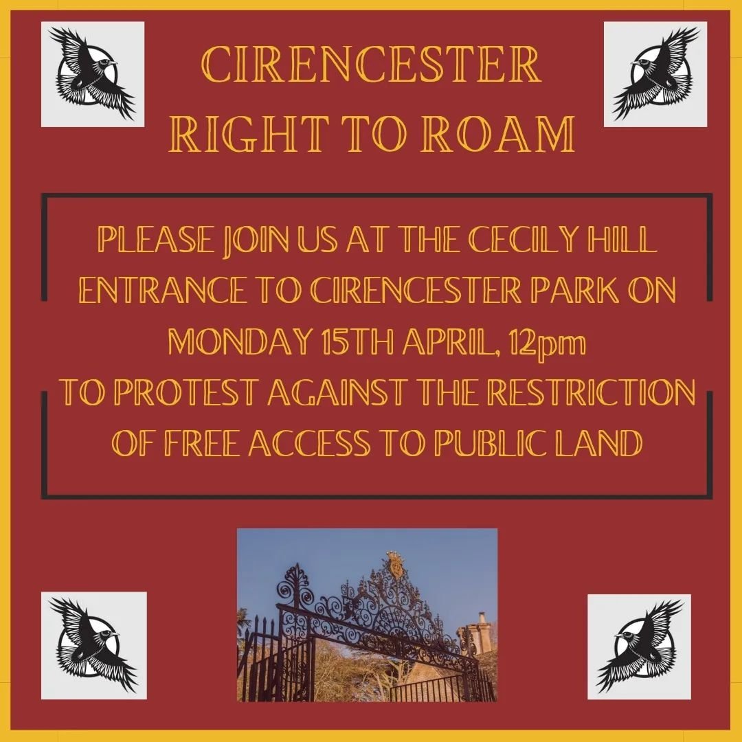 The Bathursts are up to their tricks again sneaking in the delayed gate charges on a Monday when they think no one will be looking... join the local group and exercise yr right to protest 
@right.2roam 🌳🙌🏽

 #righttoroam #Cirencester #Cotswolds #G
