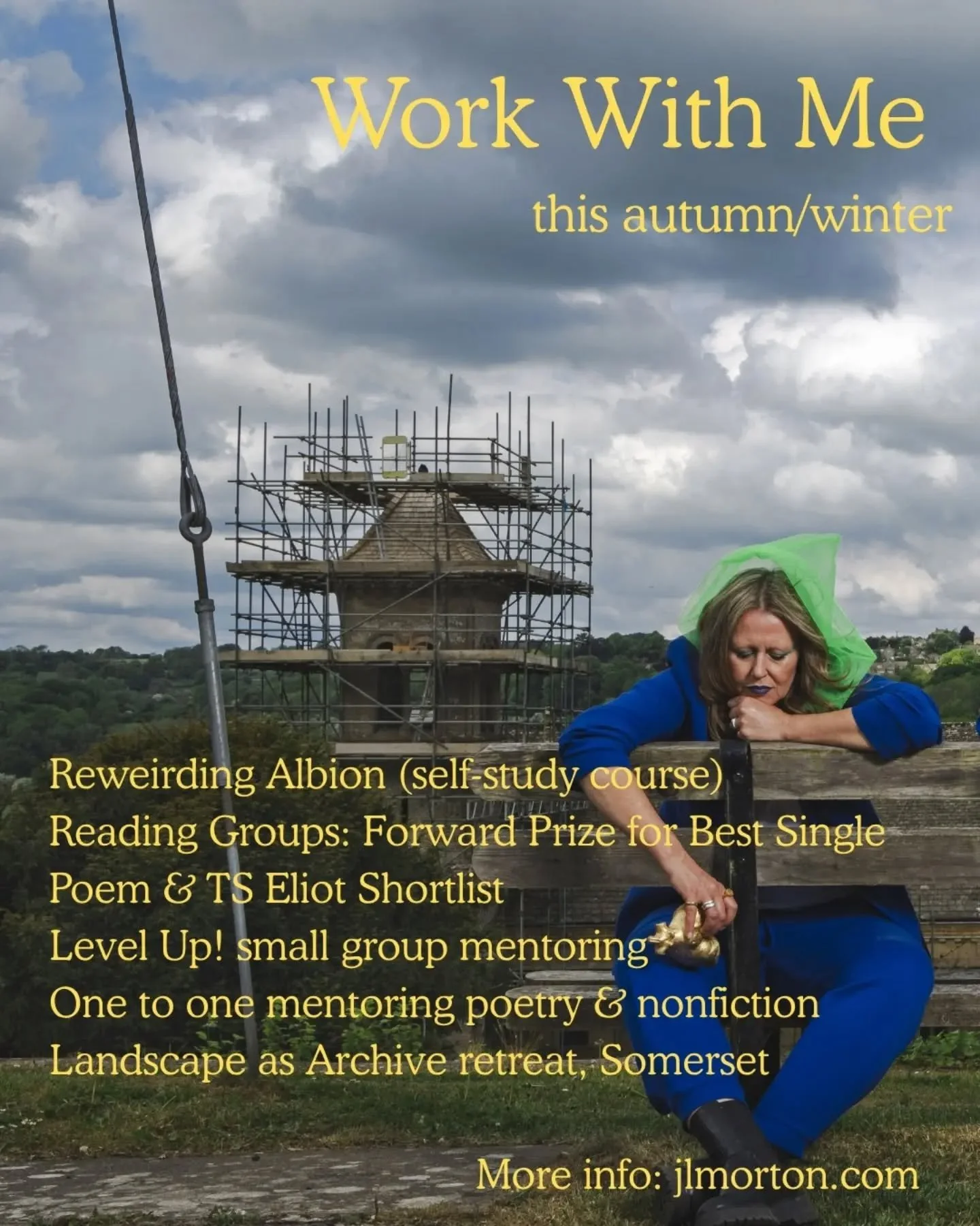 If you're looking for inspiration this autumn, there are lots of different ways you can  come and work with me! Including ....

Reweirding Albion (self-study course)
Reading Groups: Forward Prize for Best Single Poem &amp; TS Eliot Shortlist
Level Up