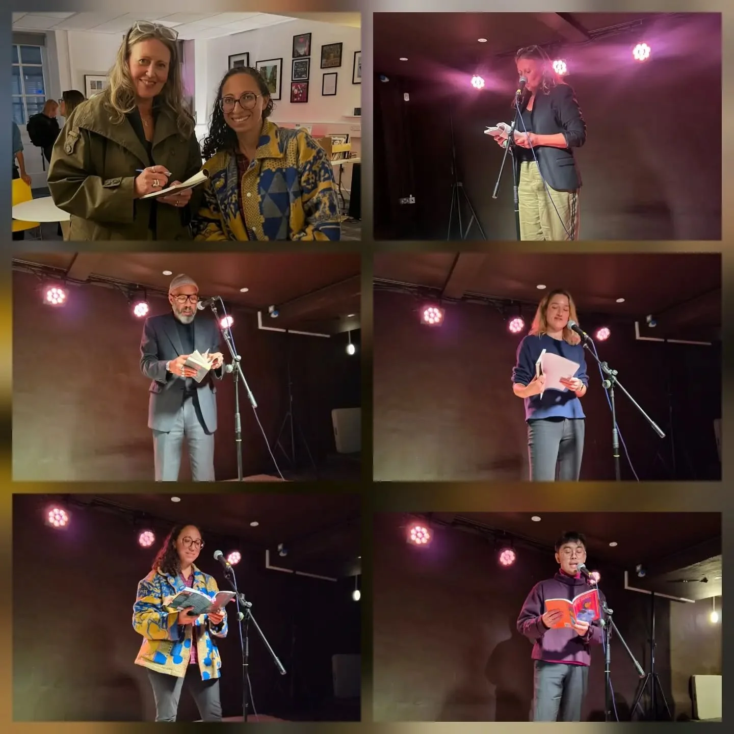 Shouts to the Soho Poly people, especially super curator Hannah, tech goddess Valeria and all the students behind the scenes making everything run smoothly. Twas a pleasure to read alongside such brilliant and varied poets - a lovely evening with a r