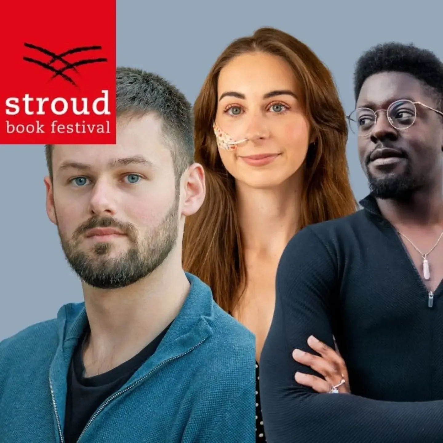 FUTURE TENSE 🧨I'm excited to be hosting an electric evening of conversation and live poetry with three exciting, emerging voices on the British poetry scene: Jack Cooper, Bethany Handley and Oluwaseun Olayiwola at the year's Stroud Book Festival.

 